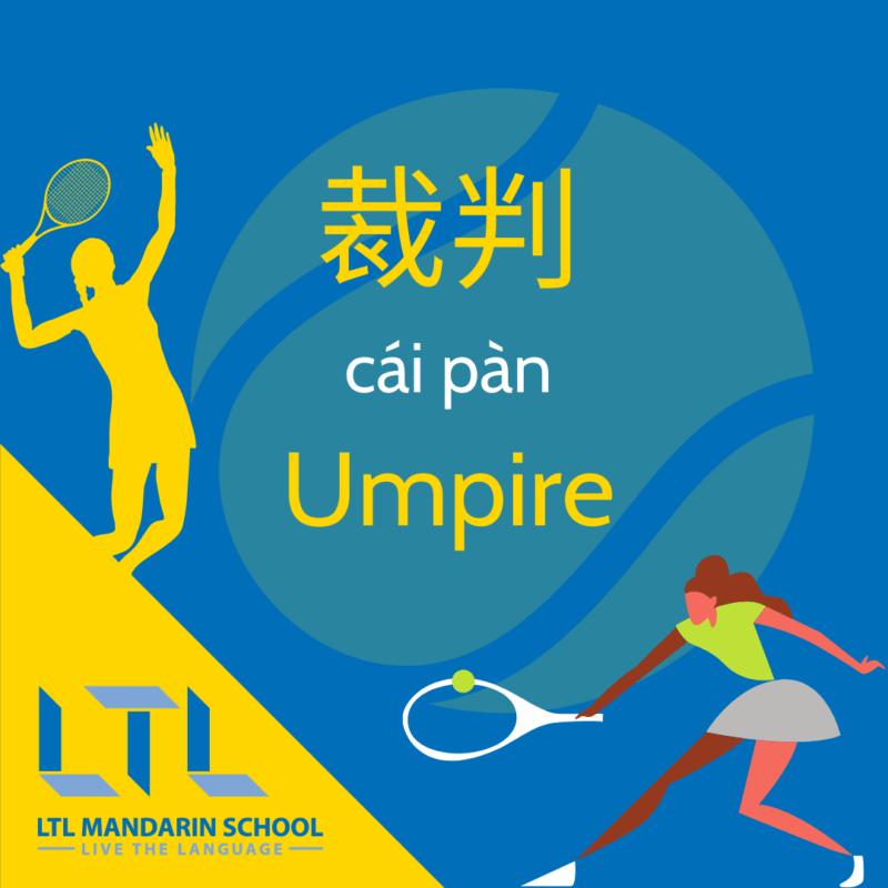 Tennis Vocab in Chinese